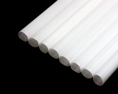 JUMBO brčka 8x255mm bílá 150ks (znovu použitelná)