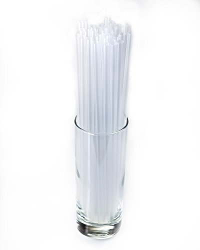 JUMBO brčka 8x255mm čirá 150ks (znovu použitelná)