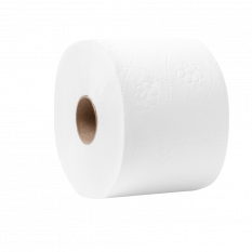 Toaletní papír 2 vrstvý 400 útržků 50m 100% celulóza bílý Ø 125mm 36 rolí/balení