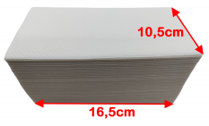 Spender Serviette V-Falz Interfold 2-lagig 16,5x21cm weiß 100% Zellstoff 160 Stk.