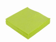 Obrúsok žltozelený 24x24cm 2vr 1/4 skladanie 100% celulóza 250ks
