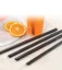 BUBBLE TEA Trinkhalme 12x210mm schwarz 250 St. MEHRWEG