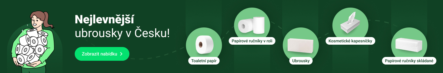 Nejlevnější ubrousky v Česku!