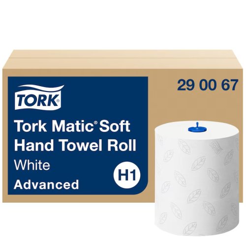 TORK 290067 – Matic® weiches Rollenhandtuch weiß H1 Advanced 150m, 2 lg