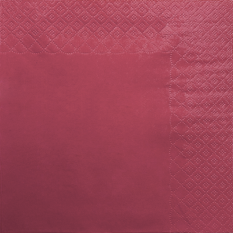 Obrúsok burgundy 24x24cm 2vr 1/4 skladanie 100% celulóza 250ks