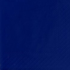 Servietten dunkel blau 24x24cm 2-lagig 1/4-Falz 100% Zellstoff 250 Stk.