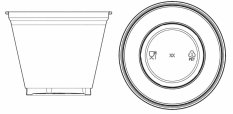 Pohár PET transparent ryska 250ml Ø95 50ks/bal