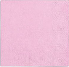 Servietten hellrosa 24x24cm 2-lagig 1/4-Falz 100% Zellstoff 250 Stk