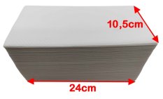 Papierový uterák ZZ skladaný 2-vrstvové 24x21cm biela 100% celulóza 144ks