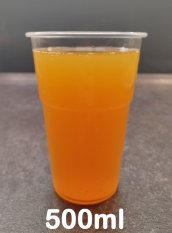 Pohár PP Transparent 500ml ryska 500ml & 400ml Ø95 50ks/bal