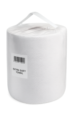 XXL Handtuchrollen 100m weiß 2-lagig 800 Blatt 1 Rolle/VE