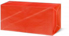 Ubrousky červené 24x24cm 2vr sklad 1/4 100% celulóza 200ks