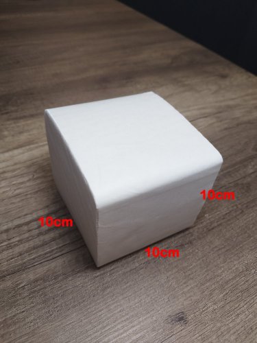 Skladaný toaletný papier ZZ skladaný 2-vrstvové 10x21cm biela 100% celulóza 250ks