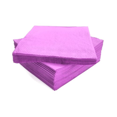 Servietten dunkel pink 33x33cm 2-lagig 1/4-Falz 100% Zellstoff 250 Stk.