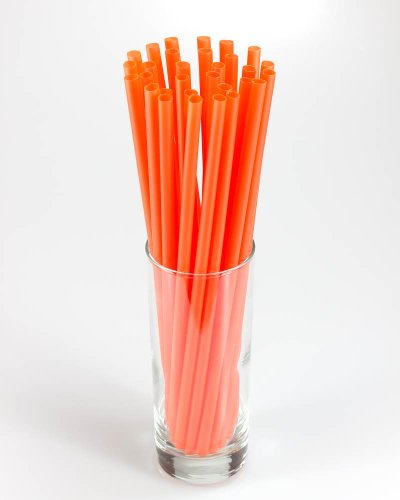 JUMBO brčka 8x255mm oranžová 150ks (znovu použitelná)