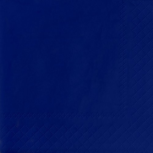 Obrúsok tmavo modrý 24x24cm 2vr 1/4 skladanie 100% celulóza 250ks