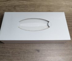 Hygienické vreckovky v boxe 2-vrstvové 190x200mm biela 100ks