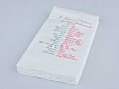 Servietten Ich lerne Italienisch 40x40cm 2-lagig 1/8-Falz 100% Zellstoff 100 Stk.