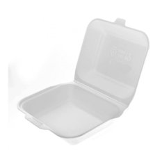 HB9 Menüboxen XPS 1-geteilt weiß 185 x 155 x 70 mm [125Stk/VE]