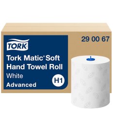 TORK 290067 – Matic® jemné papierové utierky biele v rolke 290067 Advanced [6 ks]