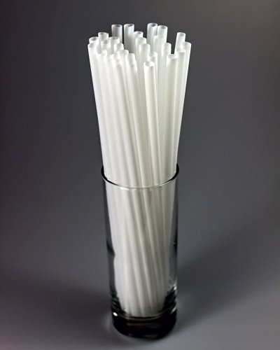 JUMBO brčka 8x255mm bílá 150ks (znovu použitelná)
