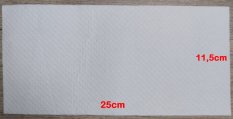 Papierový uterák ZZ skladaný 2-vrstvové 25x23cm biela 100% celulóza 160ks