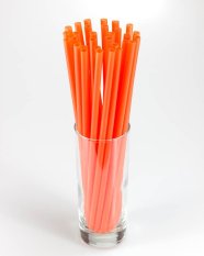 JUMBO brčka 8x255mm oranžová 150ks (znovu použitelná)
