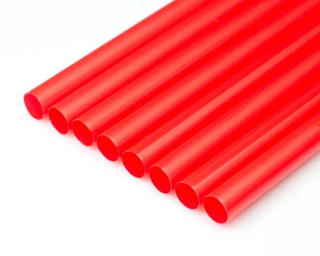 JUMBO brčka 8x255mm červená 150ks (znovu použitelná)
