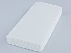 Servietten P2P weiß 39x39cm 2-lagig 1/8-Falz 100% Zellstoff 100 Stk