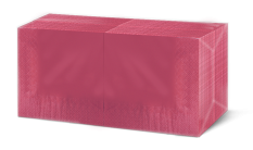 Obrúsok burgundy 24x24cm 2vr 1/4 skladanie 100% celulóza 250ks