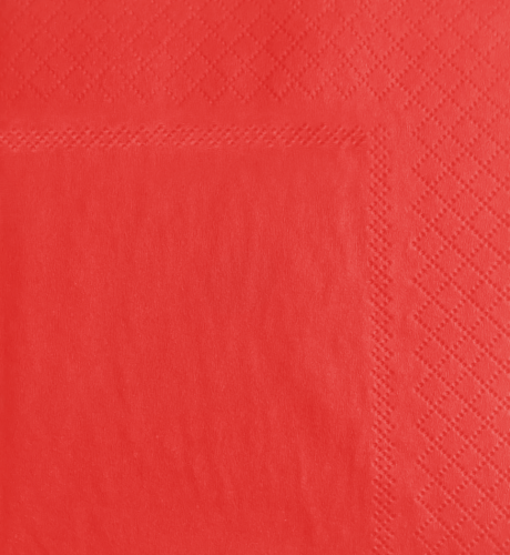 Servietten rot 24x24cm 2-lagig 1/4-Falz 100% Zellstoff 250 Stk.